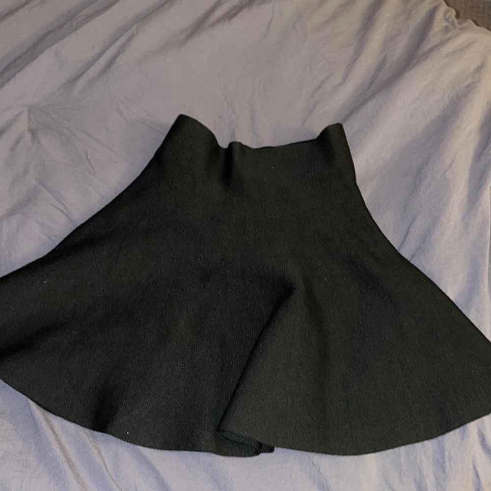 High waiting Pleaded skirt